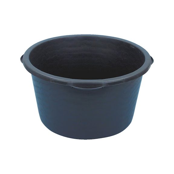 Bac en plastique noir - 65L